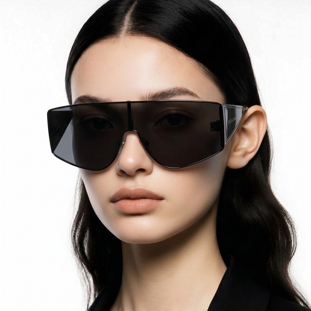 New Authentic Dolce & Gabbana DG2305 Shield Sunglasses